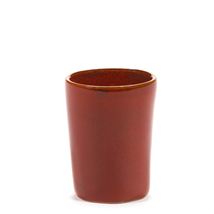 Marie Michielssen LA MÈRE Espresso cup, Venetian red - Ø 5 cm x h 6.5 cm